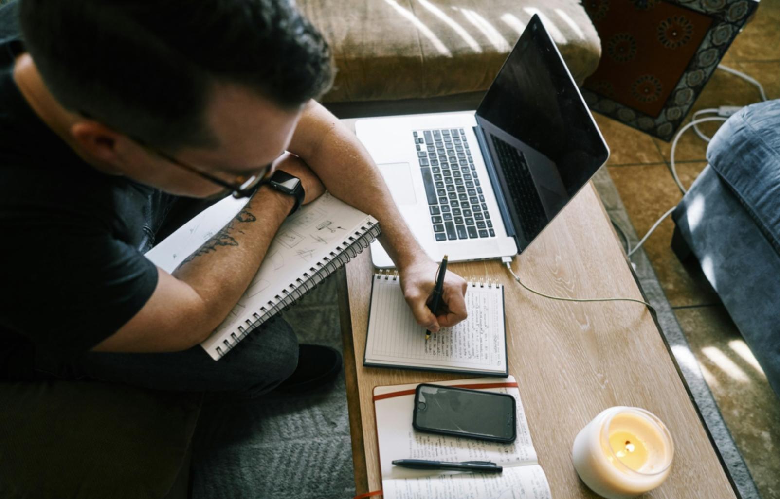 Business cash flow analysis and financial planning workspace